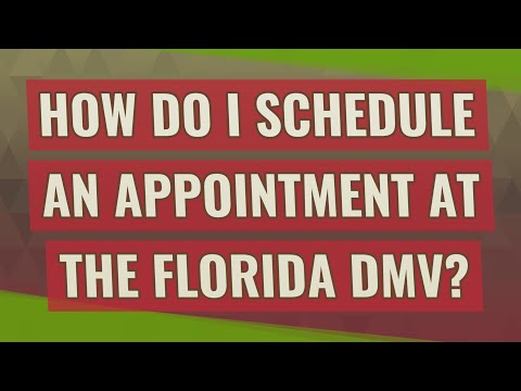 How do I schedule an appointment at the Florida DMV?
