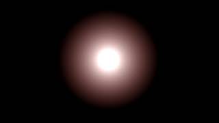 Sun White Light Dot Animation Black Background Video