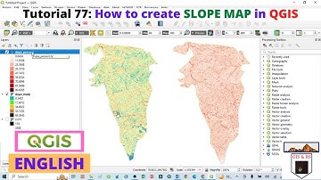 How to create SLOPE MAP in QGIS