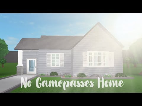 Bloxburg No Gamepasses Home 11k Youtube
