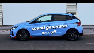 i20n sound generator - modul on/off