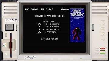 Space Invasion v3.0 (1998) from Kevin Gallagher/Towerbyte Software on the Amiga - quickplay