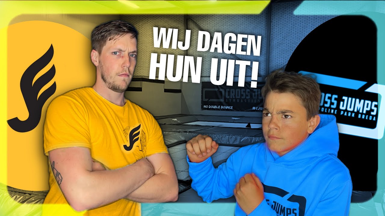 CROSS JUMPS VS JUMPING JACK Trampoline park battle!?