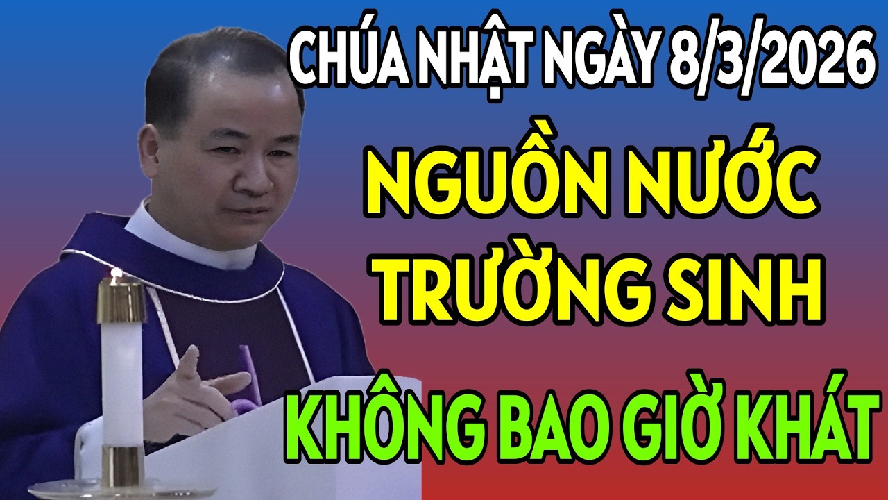 MẠCH NƯỚC TRƯỜNG SINH KHÔNG BAO GIỜ KHÁT . CHA TĨNH GIẢNG MỚI NHẤT