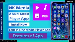Promotional video of my app "NK Media | Video, Music Player & photo, PDF Viewer" screenshot 1
