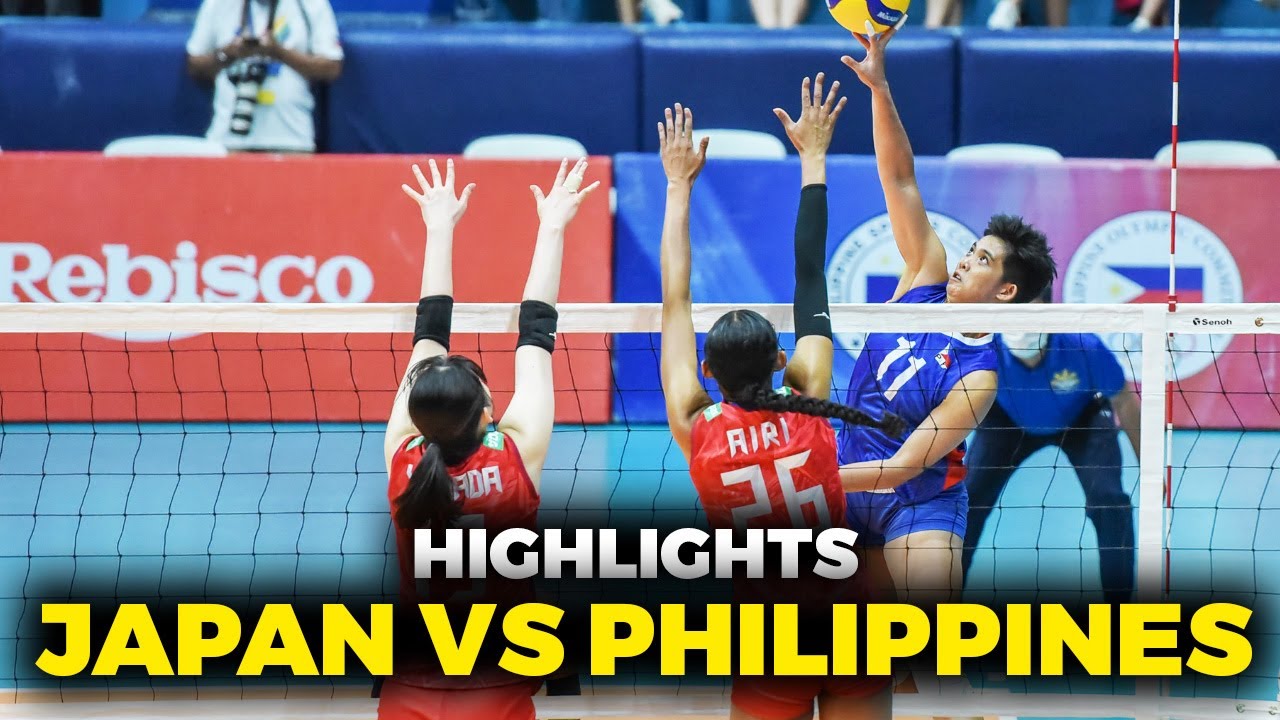 Japan vs Philippines Highlights PH almost won a set against Japan PNVF International Challenge