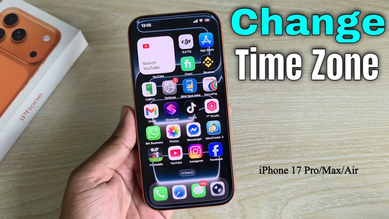 iPhone 17 Pro/Pro Max: How to change timezone on iphone?