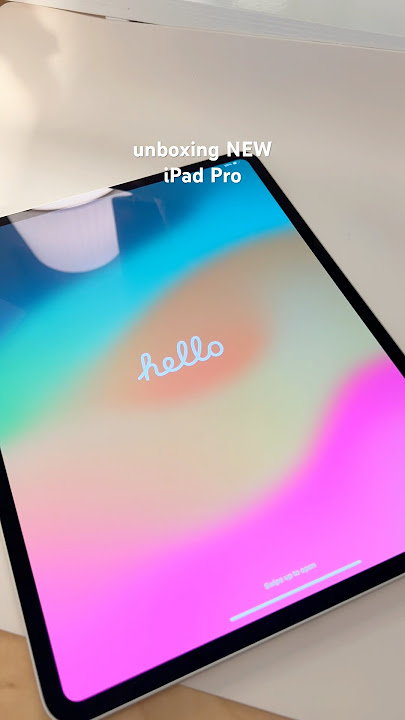 NEW iPad Pro unboxing ASMR #art #drawing