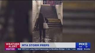 MTA prepared for fall nor'easter, working to prevent flooding