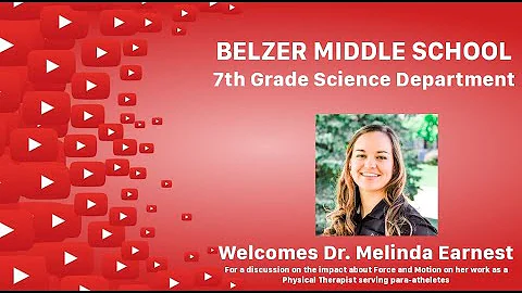 7th Grade Science Welcomes Dr. Melinda Earnest for...