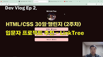 [Dev Vlog] HTML / CSS 입문 30일 챌린지 (2주차) -  입문 프로젝트 추천
