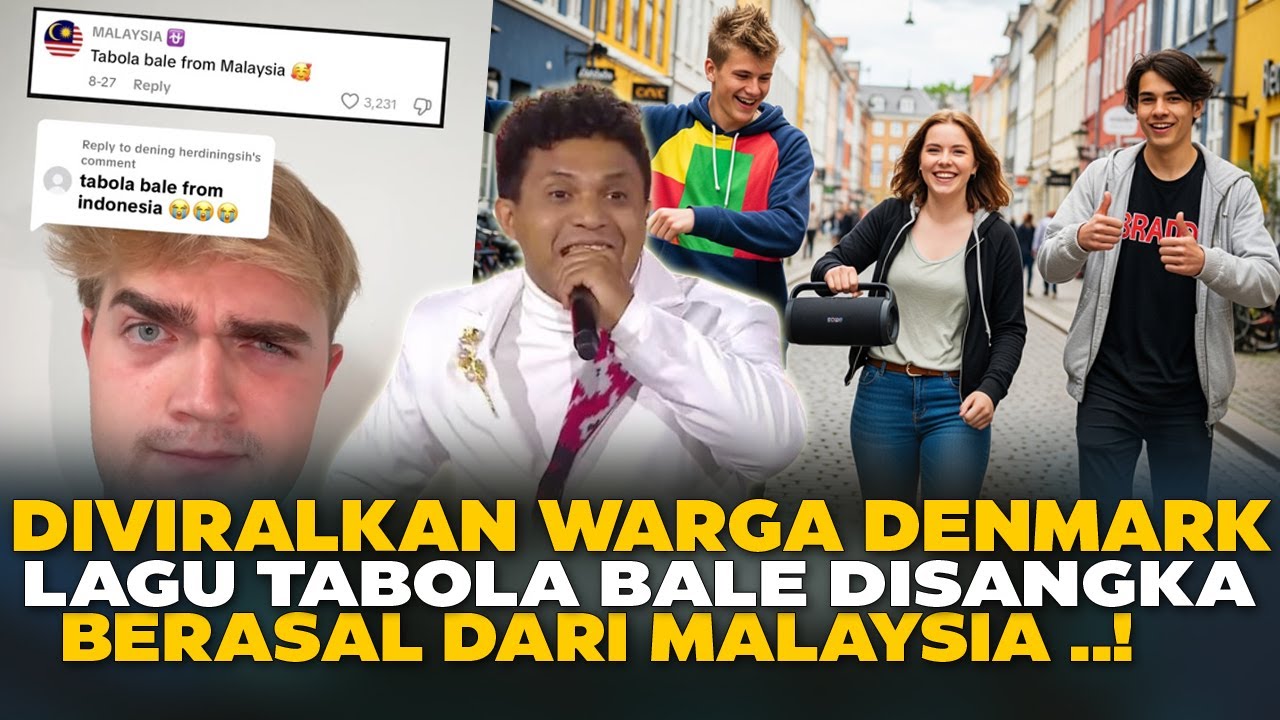 Lagu Tabola Bale Diviralkan Bule Denmark, Tapi Diklaim Malaysia?!