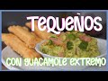 TEQUEÑOS CON GUACAMOLE EXTREMO