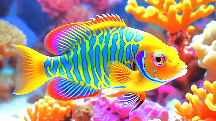 The Best 4K Aquarium - Dive Into The Mesmerizing Underwater Realm, Sea Jellyfish, Coral Reefs
