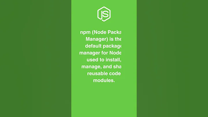 Node Package Manager (npm)