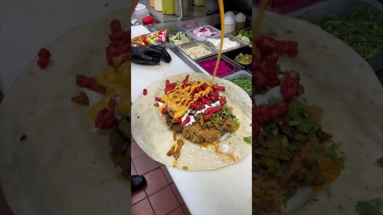 Burrito With Hot Cheetos?