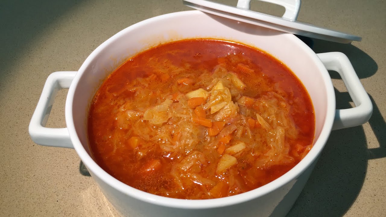 מרק כרוב ותפוחי אדמה