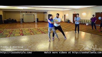 Freddy Marinho and Andressa Marinho - "Rio Zouk Combinations" - Zouk Demo #1 - I