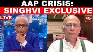 Raghav Chadha Exit LIVE: Rajdeep Sardesai Talks To Abhishek Singhvi On Anti-Defection Law