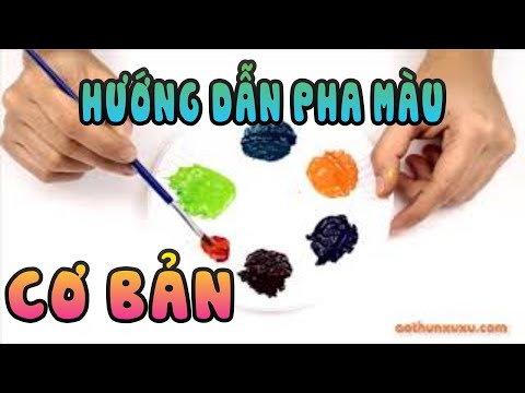 Công Thức Trộn Màu - Hướng dẫn pha màu mực in cơ bản - Mix colors basic - cách pha màu, cách trộn màu mực in lụa