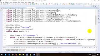 CRUD with Spring Data JPA in JSF