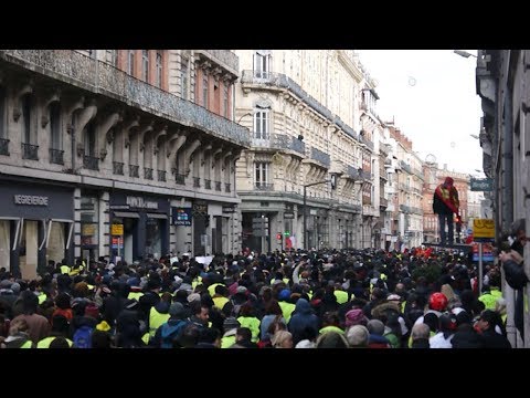 GILET JAUNE TOULOUSE ACTE 9 LE 12 01 19