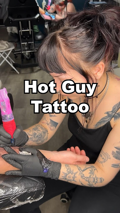 part 2 | Tattoo Artists on Hot Guy Tattoos 🥵🖤 #tattoohumor #tattooshop #femaletattooartist #tattoo