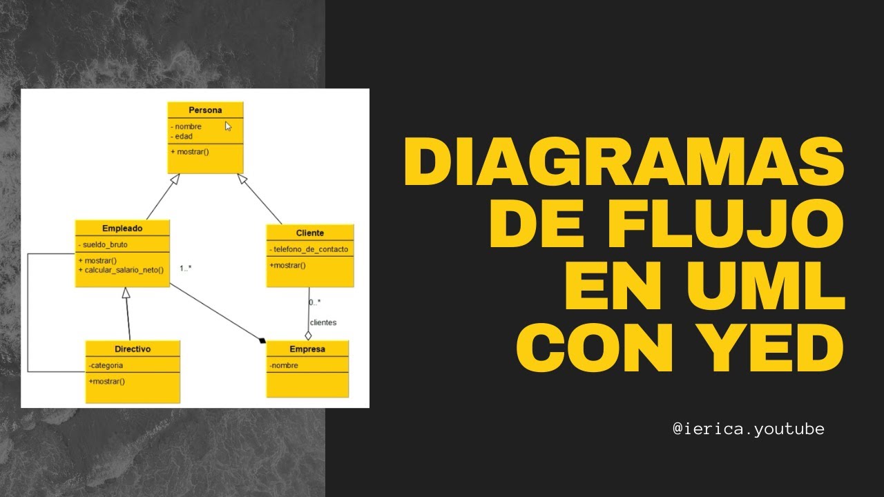 Crear diagramas UML en yEd Graph Editor - YouTube