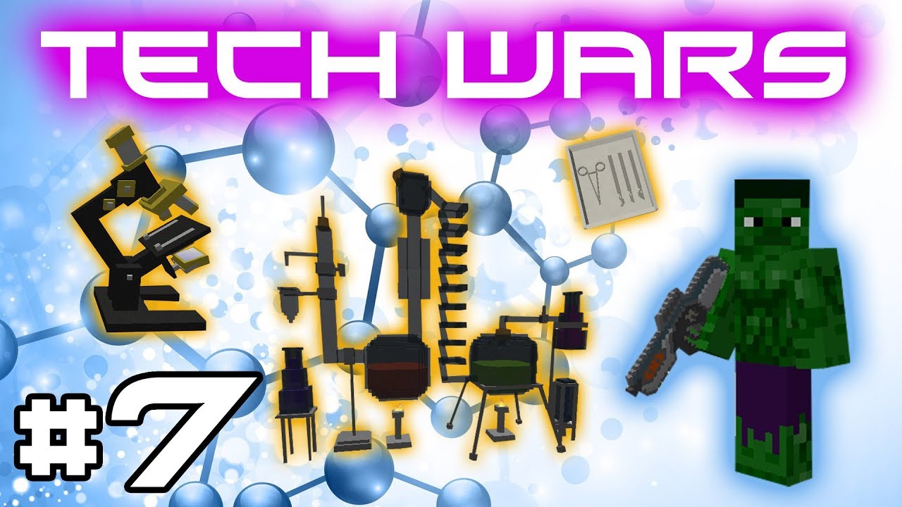 Minecraft Tech Wars - Helipad and Thieves! #7 - YouTube