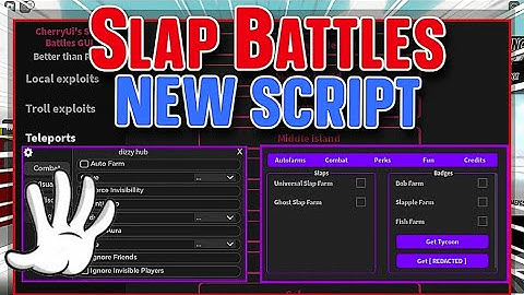 👏UPDATED Slap Battles Script GUI  Hack  Kill Aura  Godmode + Auto Farm Slaps  PASTEBIN 2025