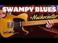 Swampy  dirty blues lead study juke joint dive bar guitar solo lesson  nachocaster arrival