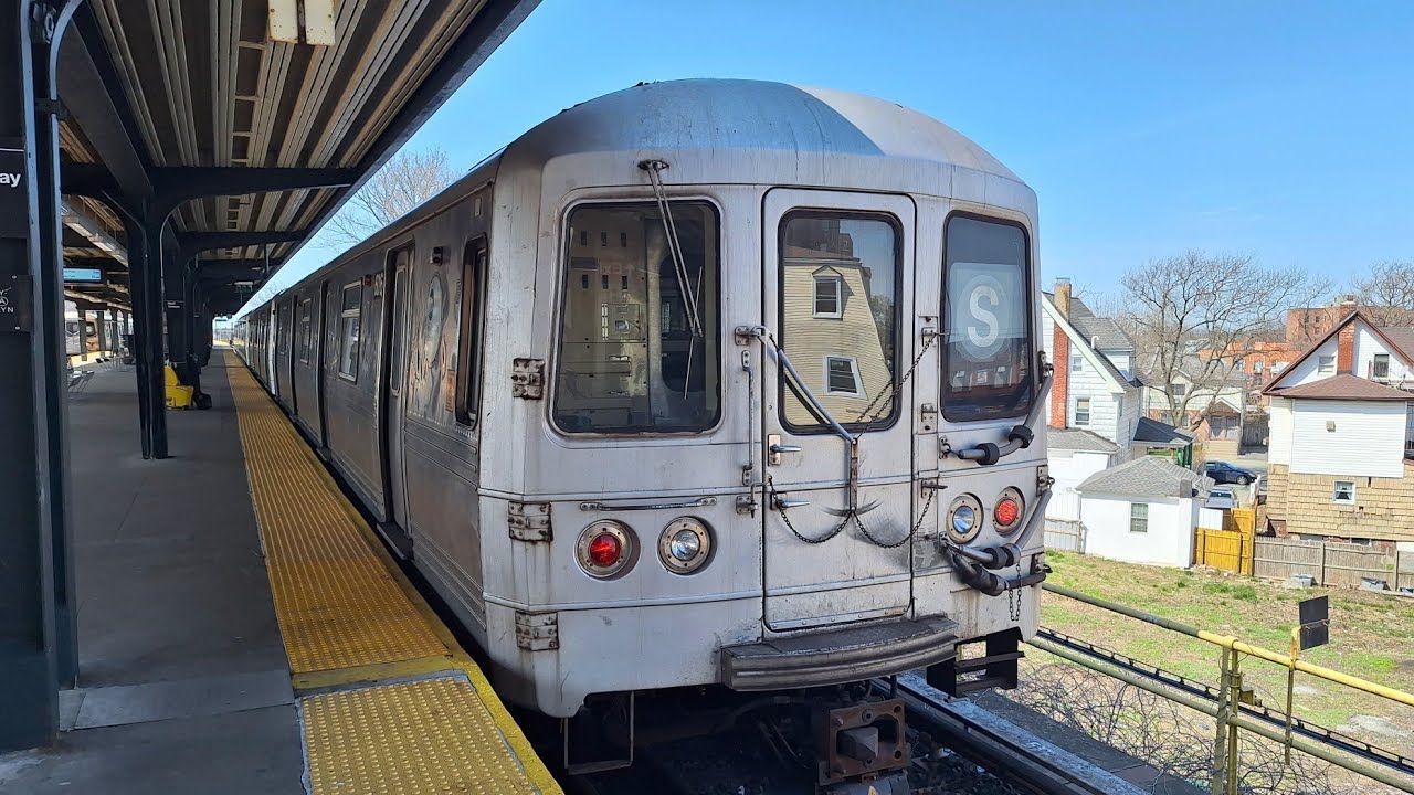 Farewell! NYC R46 (S) Train Ride From Far Rockaway to Rockaway Park ...