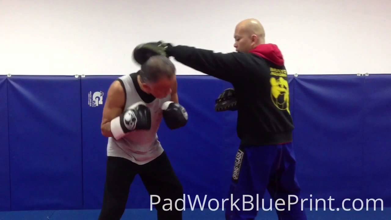 Boxing Focus Mitt Drills 10 Combo 2 Basic Mitts Boxing Pad Work Drills