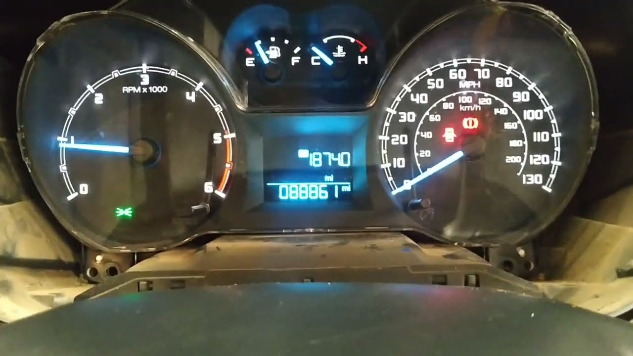 Programming in new instrument cluster and correcting the mileage on 2012 Ford Ranger