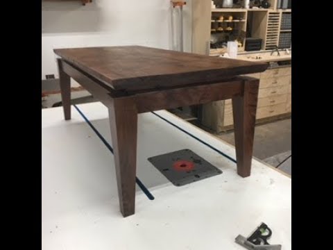From Slab To Table Building A Floating Top Black Walnut Coffee