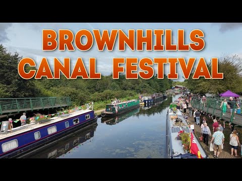 Walk Around Brownhills Canal Festival August 2024 Organised by Lichfield & Hatherton Canal Trust