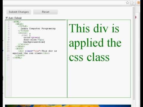 HTML CSS Editor Chrome Extension - YouTube