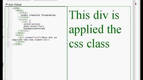 HTML CSS Editor Chrome Extension