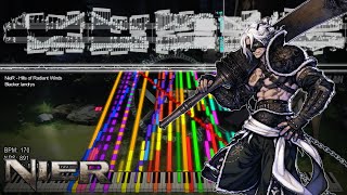 『Black MIDI / Synthesia 3D』 NieR - Hills of Radiant Winds | landrys