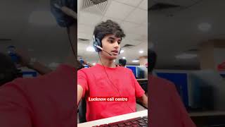 Call centre mai call kaise lete hai ?☎️thugri, lucknow call centre job  callcenter bpo