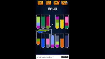 Water Sort Puzzle - Color Liquid Sorting Game Level 355 Solution