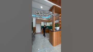 Căn Nhà 5x20 Xây Dựng Mới, Sổ Hồng Hoàn Công! 2,x ty #reels #nhadep