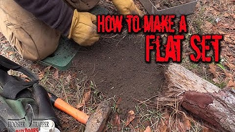 How to make a flat set.