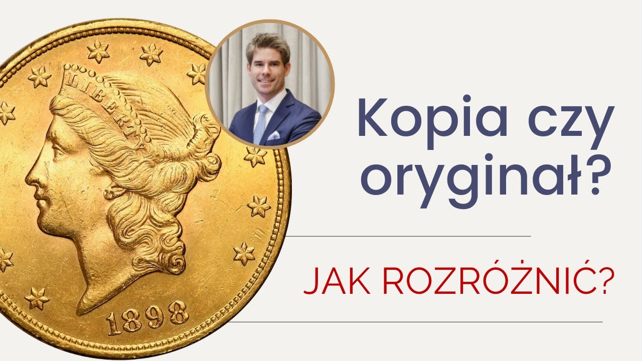 Zobacz jak nie dać się oszukać.Jak rozróżnić złote monety 20 dolarów? Kopia, belgijka czy oryginał?