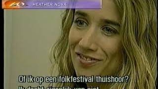 Heather Nova Dranouter 1998-08-08 TV report