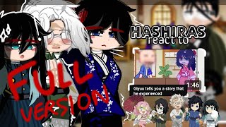 hashiras react to giyu tells you a story he experienced || full part || kny-demon slayer ||gc||