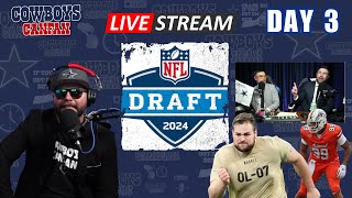 Dallas Cowboys No 4th Round Picks | NFL Draft 2024 Day 3 Live Reactions | Draftacular Extravaganza