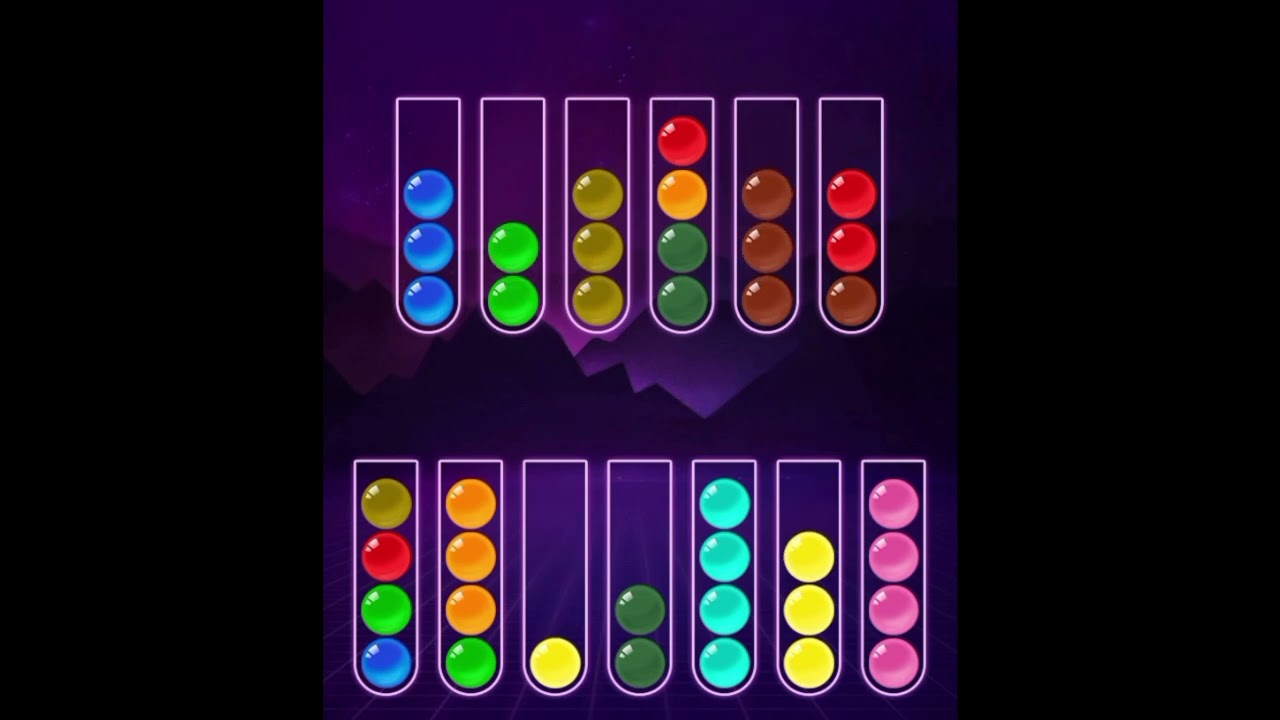 Sorting Colour Balls || Guess The Colour Matching || Colour Matching Puzzle 