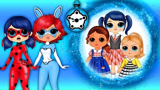 Miraculous Ladybug Growing Up - DIY Paper Dolls & Crafts