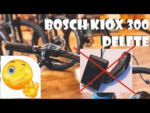 BOSCH KIOX 300 DISPLAY DELETE 